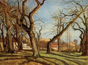 風景 Painting - ルーブシエンヌの栗の木 1872 カミーユ ピサロの風景